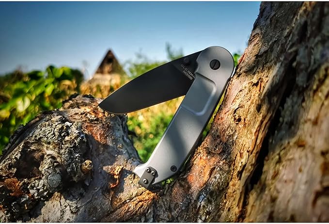 Extrema Ratio - BF2 CD M390 (Grey) Folding Knife, M390 steel blade 60 HRC, grey satin finish
