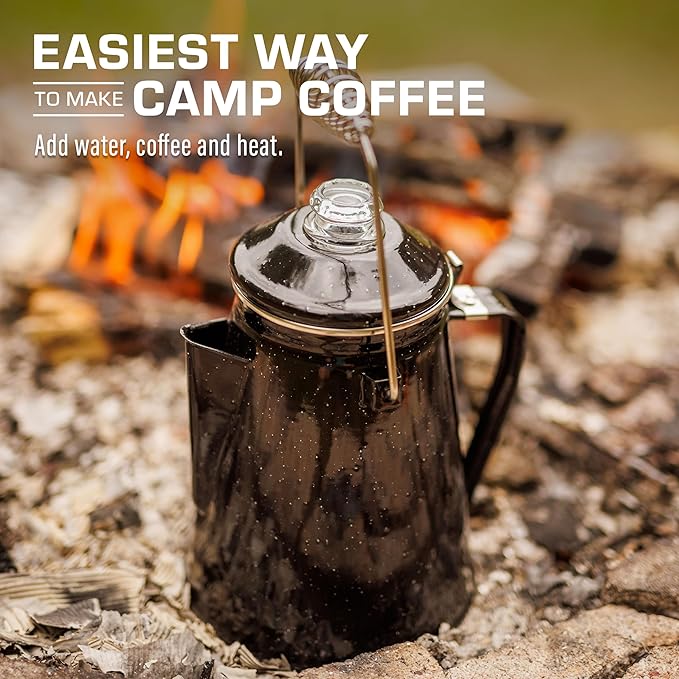 COLETTI Classic Percolator Coffee Pot — Coffee Percolator, Camping Kettle – The Original Camping