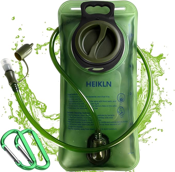 Hydration Bladder 1.5L-2L-3L,Leak Proof Water Reservoir, BPA Free Military Water Storage Bladder