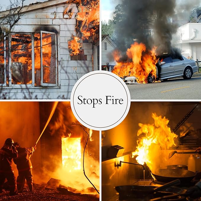 Supa Ant Emergency Silicon Fire Blanket for Home and Kitchen - 2pk 1500F High Visibility Smother