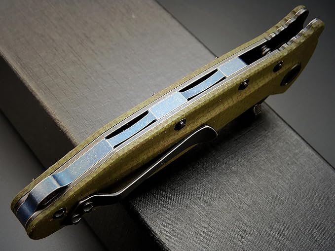 Eafengrow EF55 Pocket Knife Folding Knife G10 Handle D2 Steel Blade Folder EDC Tool Knifes for