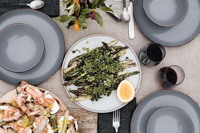 Barebones Enamel Bowl Set - Dish Set of 2 Bowls - Enamelware Set for Camping and Everyday Use
