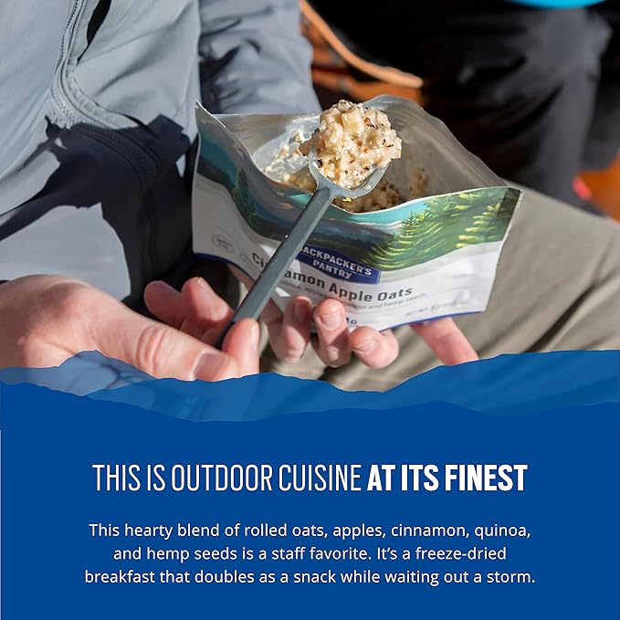 Backpacker's Pantry Cinnamon Apple Oats - Freeze Dried Backpacking & Camping Food - Emergency Food