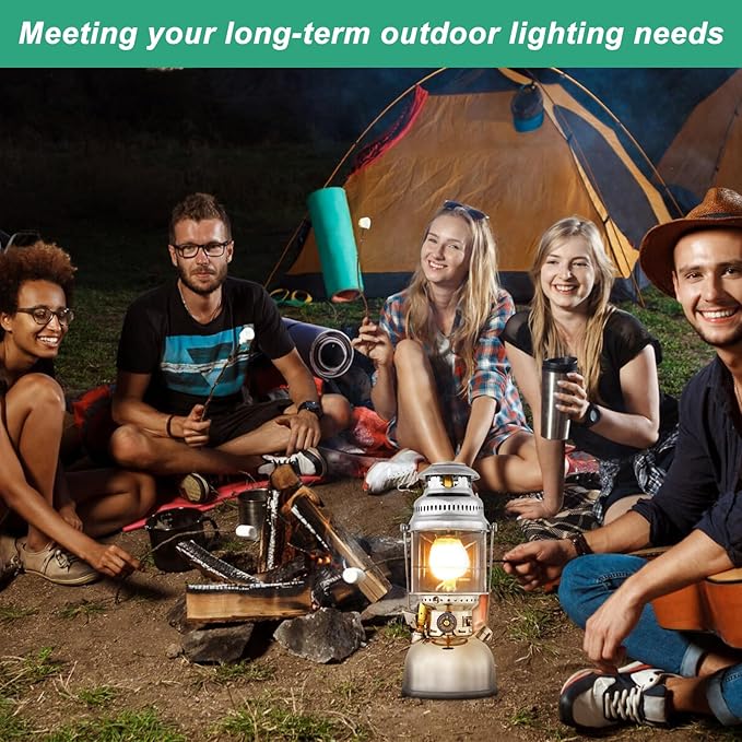 20Pcs Lantern Mantles Propane Lantern Mantles, Soft Light Propane Lampshades for Outdoor Camping