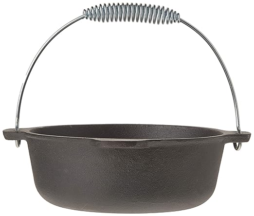 Old Mountain Pre Seasoned 2-Quart Dutch Oven with Flanged Lid, No Feet