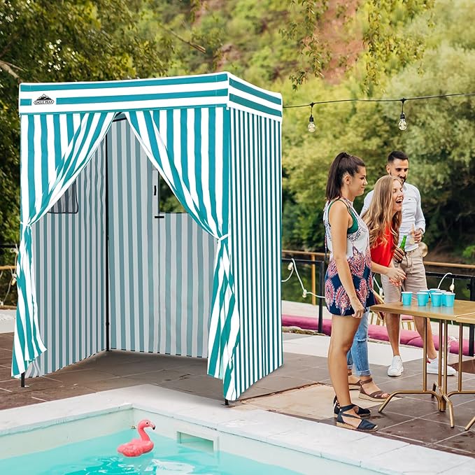 EAGLE PEAK Flex Compact 5x5 Pop-up Canopy Changing Room, Portable Privacy Dressing Room for Indoor