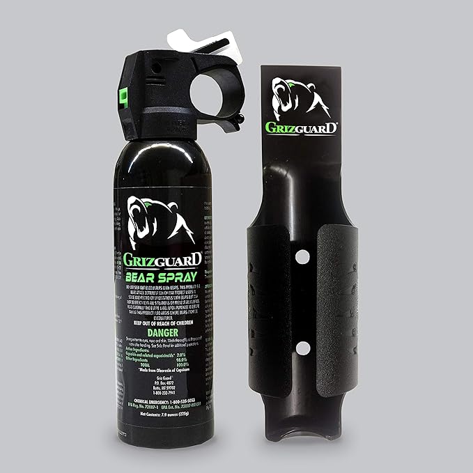 bear spray featuring a UDAP Griz Guard hip holster