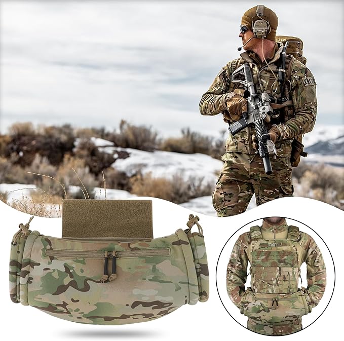PETAC GEAR Tactical Hand Warmer,Portable Drop Hanger Waist Handwarmer Pouch for Hunting Golf