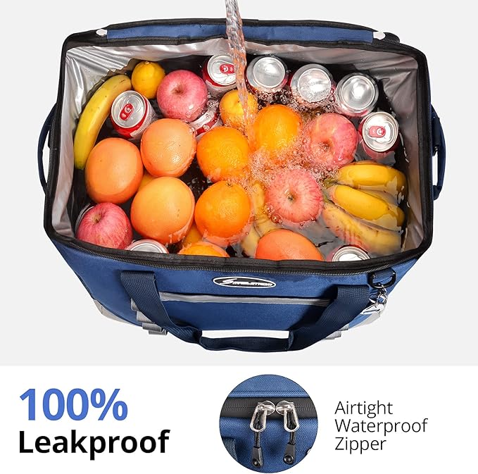 Maelstrom Collapsible Soft Cooler Bag, 24/30/60/75 Cans Beach Cooler, Ice Chest, Leakproof &