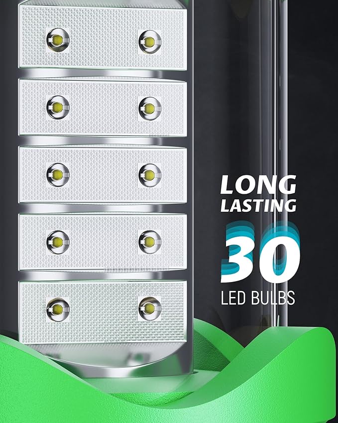 Lichamp 4 Pack LED Camping Lanterns, Battery Powered Camping Lights LED Collapsible Flashlight