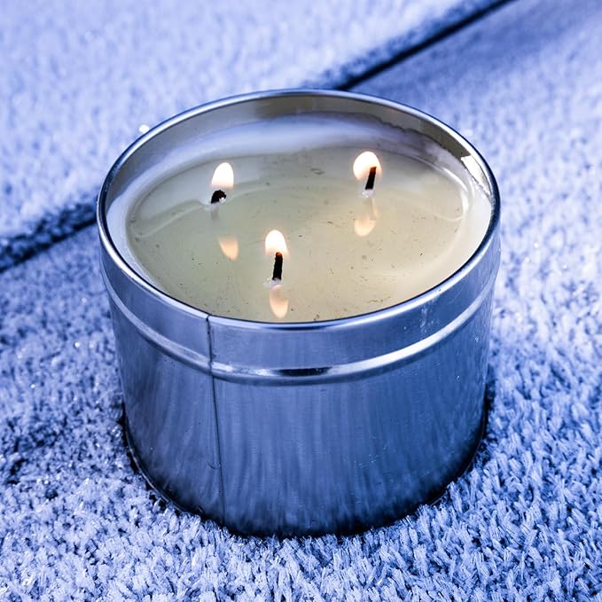 ASR Outdoor 36 Hour Camping Survival Emergency Light Wax Candle Fire Starter in Portable Tin Box, 3