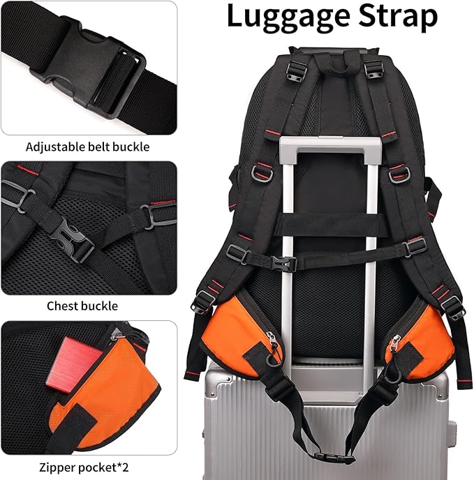 Nerlion 40L Hiking Backpack Travel Backpack for Men Women Camping Waterproof Outdoor Hiking Daypack
