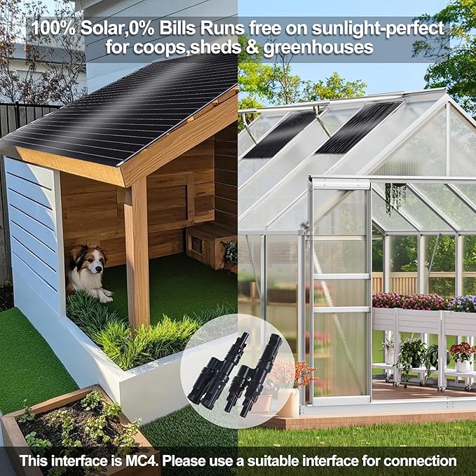 100W Semi-Flexible Solar Panel 12V Monocrystalline Ultra-Flexible Bendable Mono Off-Grid Charger