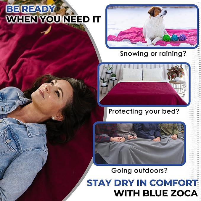 Waterproof Blanket | Machine Washable Dog Bed Cover | Water Proof Blanket to Protect Your Bed Couch