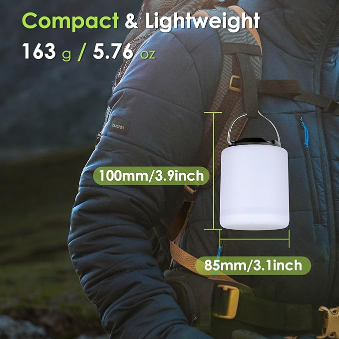 LED Camping Lantern, Rechargeable Camping Light, 4 Modes Outdoor Flashlights Lanterns with 1000LM
