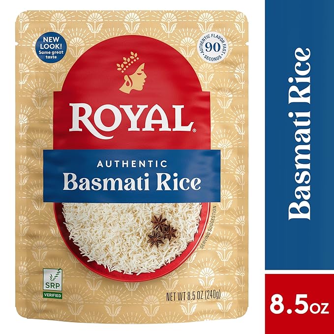 Royal Ready to Heat White Basmati Rice (8.5oz, Pack of 6)