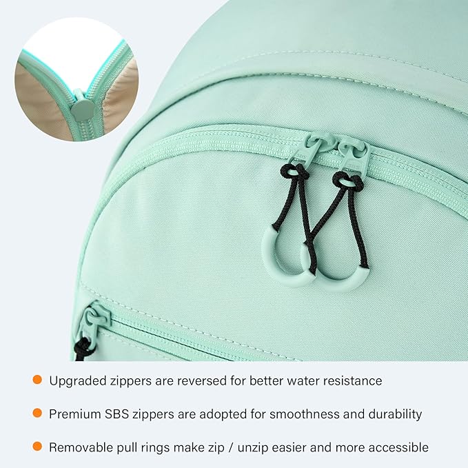 Carry On Travel Backpack For Women, 18 Inch Water Resistant Large Backpack Lightweight Bookbag For
