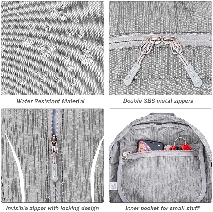 ZOMAKE 25L Ultra Lightweight Packable Backpack, Foldable Hiking Backpacks Water Resistant Small