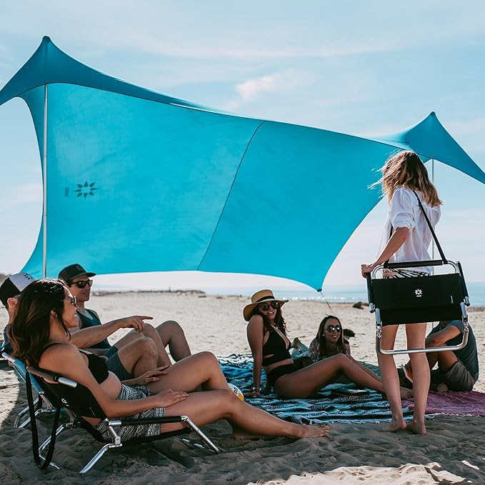 Neso Gigante - Portable Beach Tent - Ideal to Enjoy with Family and Friends - UPF 50+
