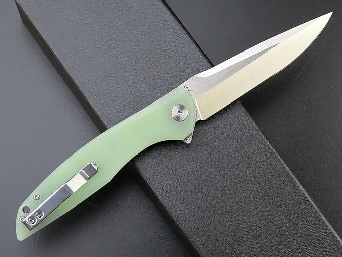 Eafengrow EF231 Folding Knife D2 Steel Blade G10 Handle Scales EDC Tool Knives for Working Outdoor