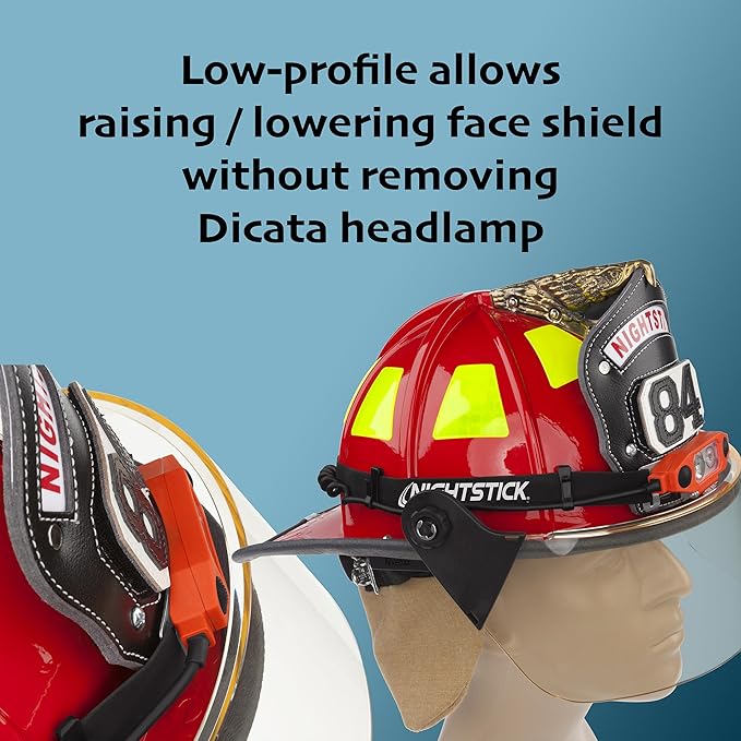 Nightstick DICATA??XPP-5462RX X-Series Intrinsically Safe Low-Profile Dual-Light Headlamp, Red
