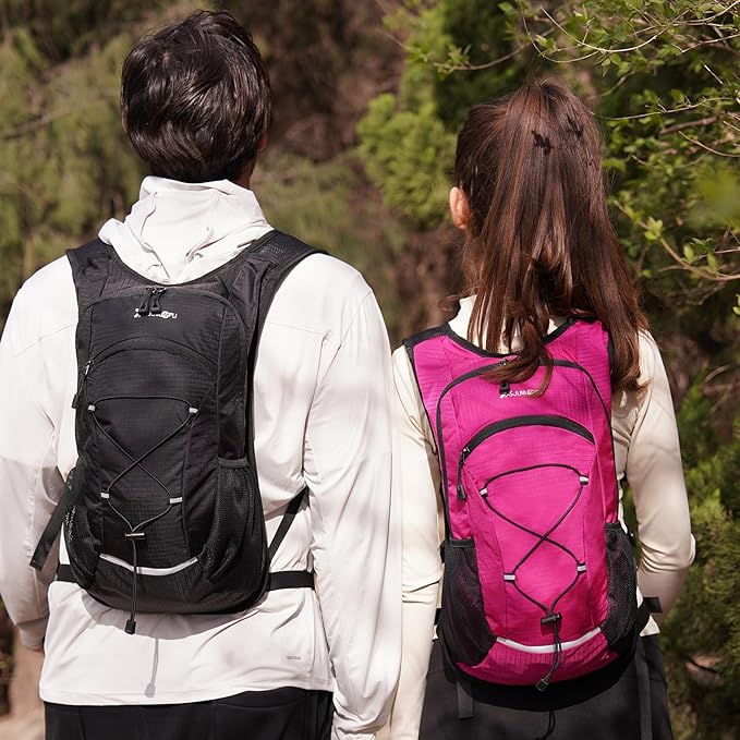 15L Small Hiking Backpack Lightweight Hydration Backpack for Men Women, Warterproof Hiking Daypack