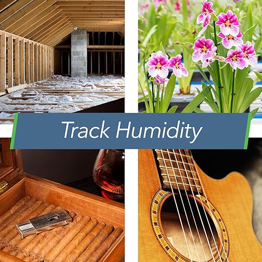 HT.w Smart Temperature Sensor & Humidity Sensor - Bluetooth Thermometer and Hygrometer with App