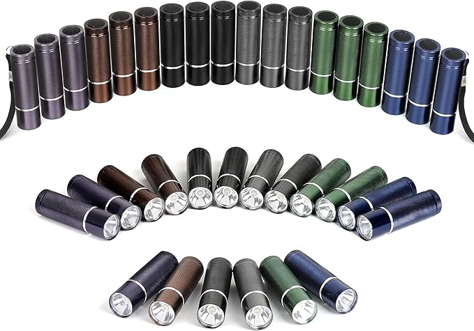 FASTPRO 36-Pack Flashlights Set, Aluminum LED Flashlights Include AAA Batteries & Lanyard, Super