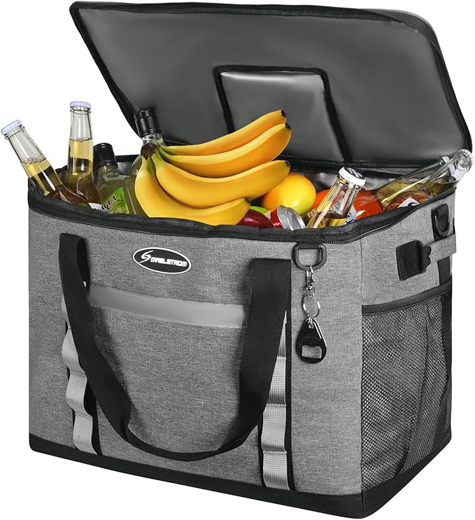 Maelstrom Collapsible Soft Cooler Bag, 24/30/60/75 Cans Beach Cooler, Ice Chest, Leakproof &