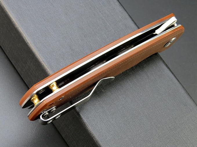 Eafengrow EF230 Folding Knife D2 Steel Blade G10 Handle Scales EDC Tool Knives for Outdoor Camping