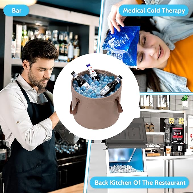360 Pack Reusable Ice Cubes Refreezable Plastic Ice Cubes Without Diluting Large Pack Ice Cube