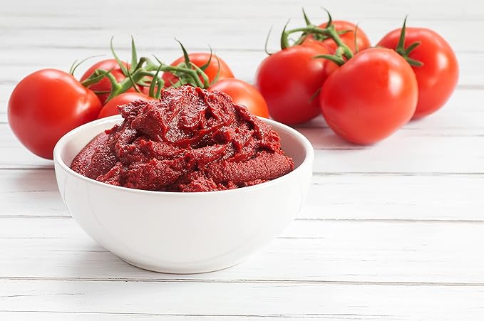 Sadaf Tomato Paste in jar - Tomato paste no sugar added - All-natural tomato sauce - Keto Friendly