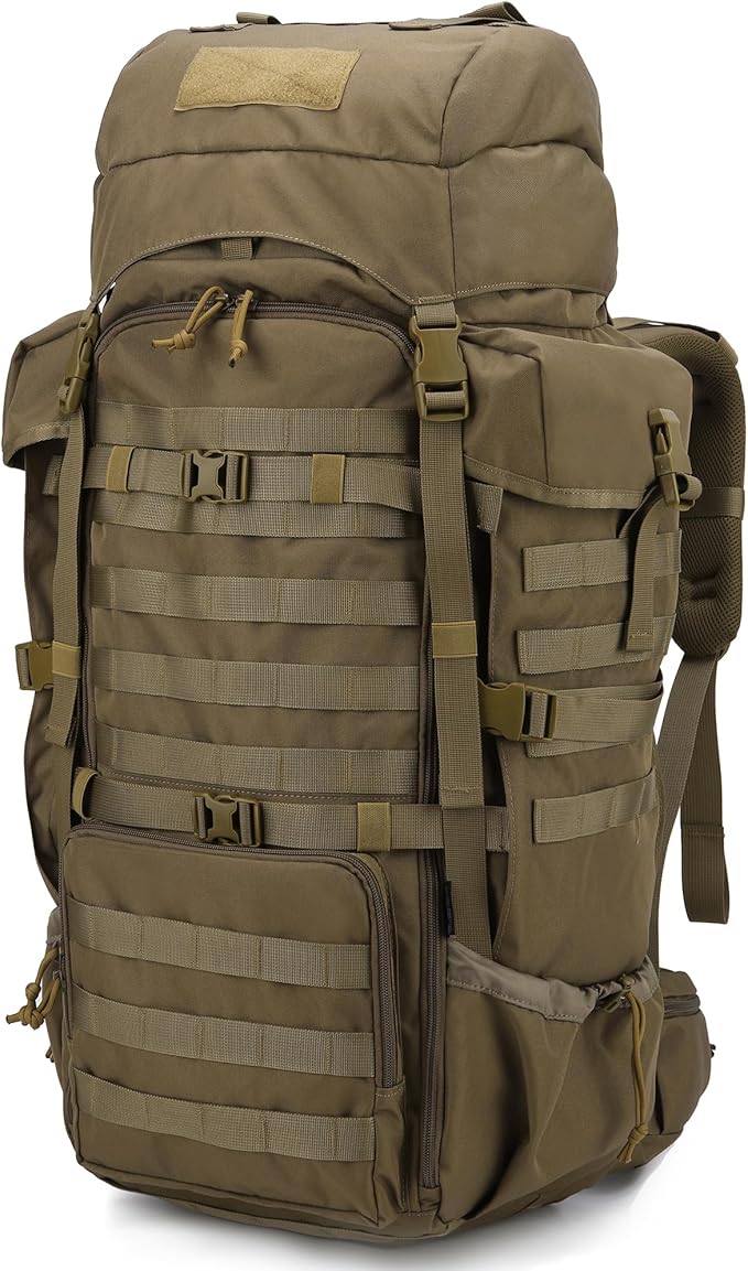 Mardingtop 70L Internal Frame Backpack for Hunting,Camping,Hiking Backpacking Backpack with Rain