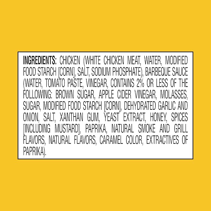 StarKist Chicken Creations Original BBQ, Single Serve Pouch, 2.6 oz