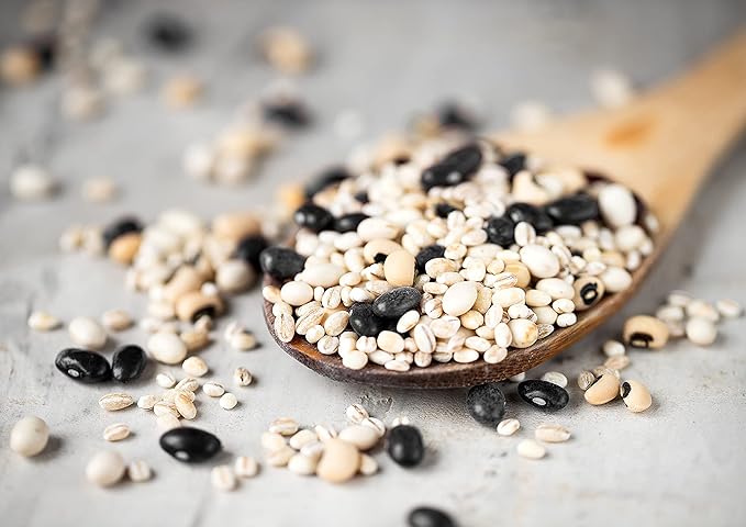 Food to Live Organic Black Bean Soup Mix, 3 Pounds - Contains Non-GMO Black Beans, Black-eyed Peas