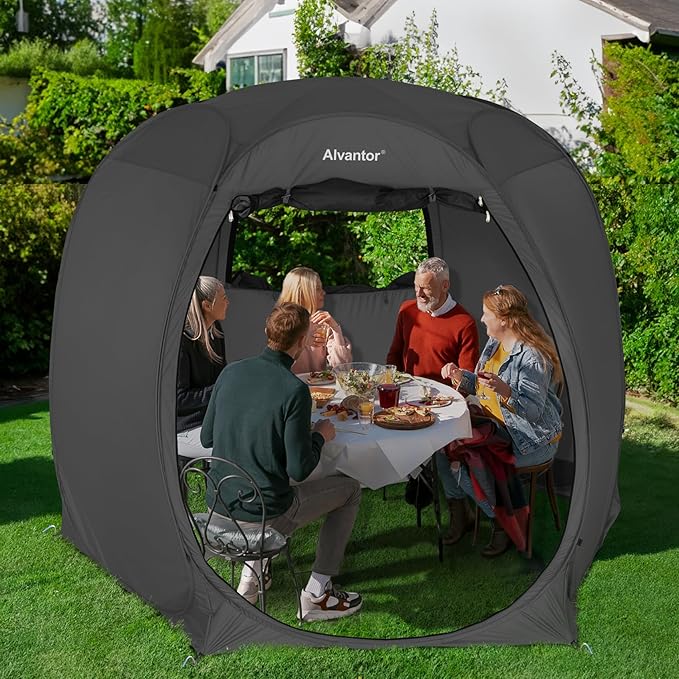 Alvantor Pop Up Screen Tent House Room Instant Outdoor Camping Canopy Sun Shelter Gazebo for Patio