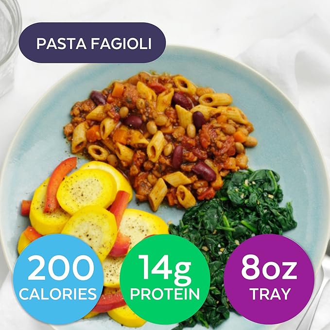 HMR Vegetarian Entrée Pack | Pre-packaged Lunch or Dinner to Support Weight Loss | Pack of 6 Ready