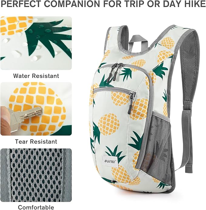 G4Free 10L/15L Hiking Backpack Lightweight Packable Hiking Daypack Small Travel Outdoor Foldable