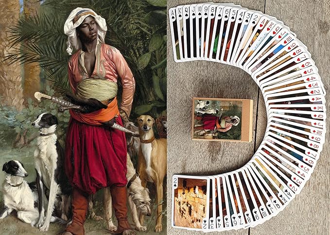Arabian Antique Playing Cards (Poker Deck 54 Cards All Different) Vintage Arabian Oriental Life