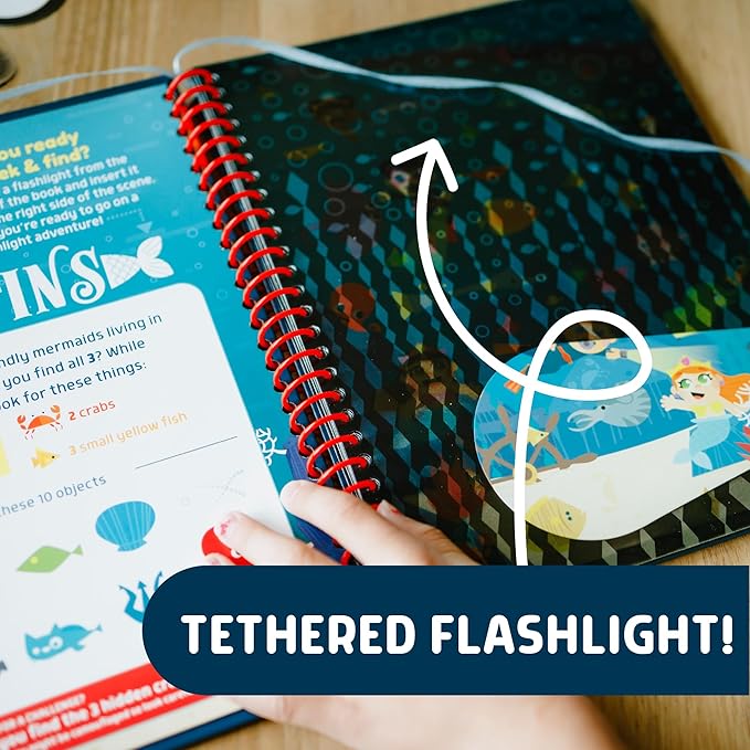 Chuckle & Roar Seek & Find Flashlight Activity Book