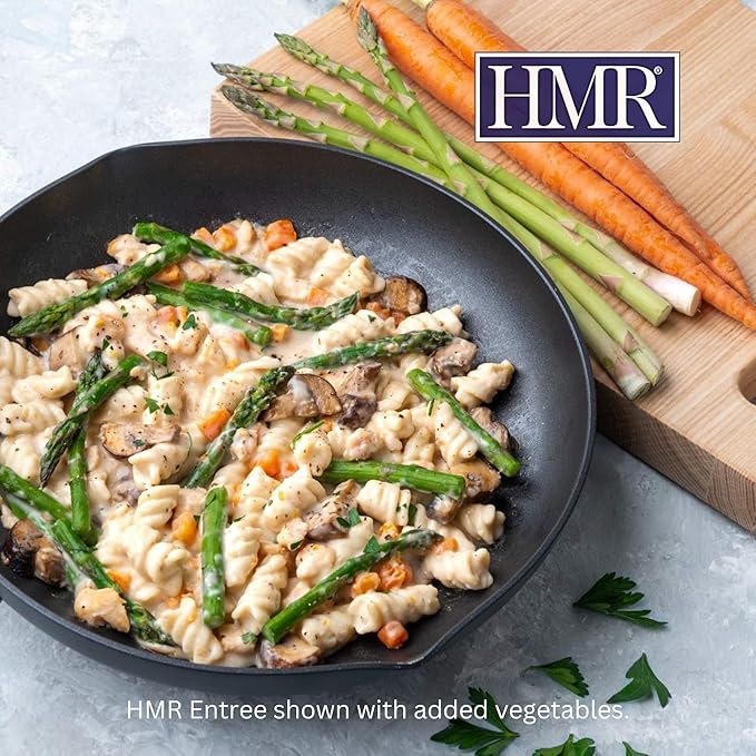 HMR Rotini Chicken Alfredo Entrée | Pre-packaged Lunch or Dinner to Support Healthy Eating | Ready