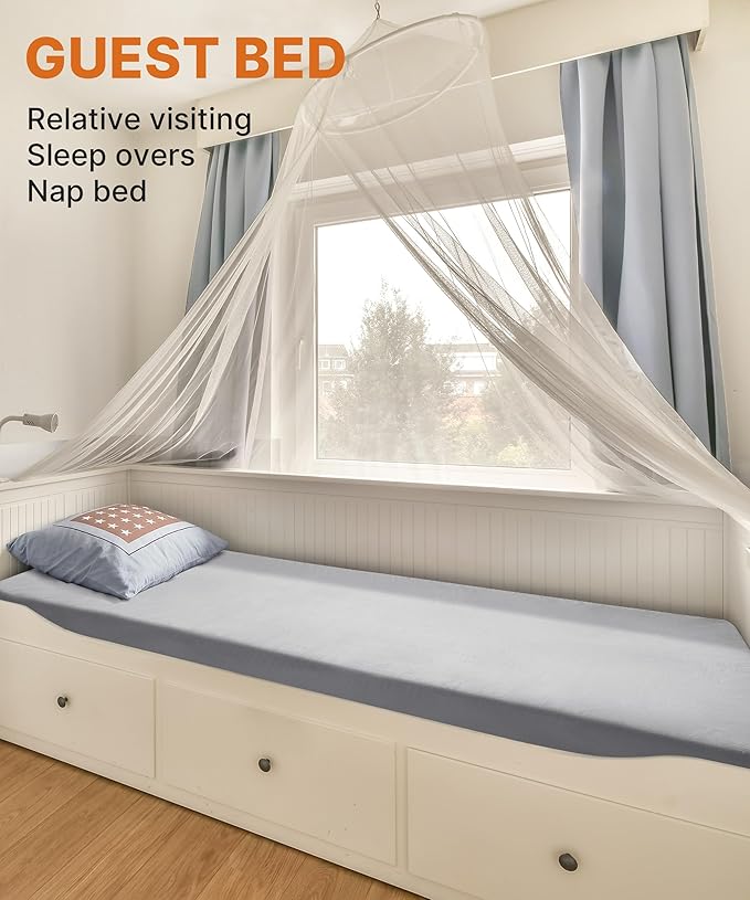 3 Inch GAIALOOP Thick Memory Foam Camping Mattress Sleeping Pad [Car/Tent/Cot] Glamping Portable