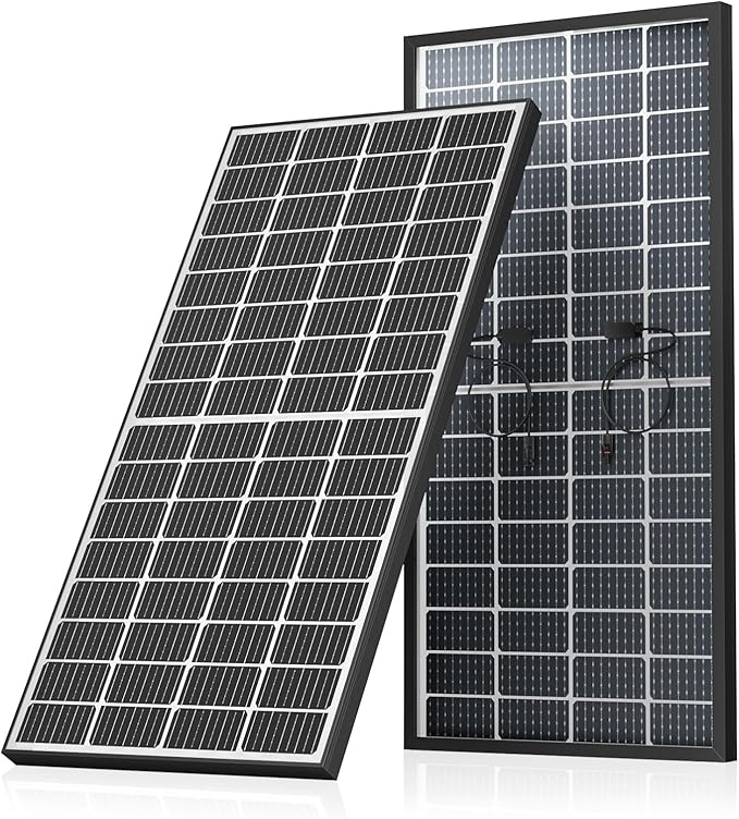 200W Bifacial Solar Panel, High Efficiency Dual-Sided PV Module, 25.4% Conversion Rate, IP68