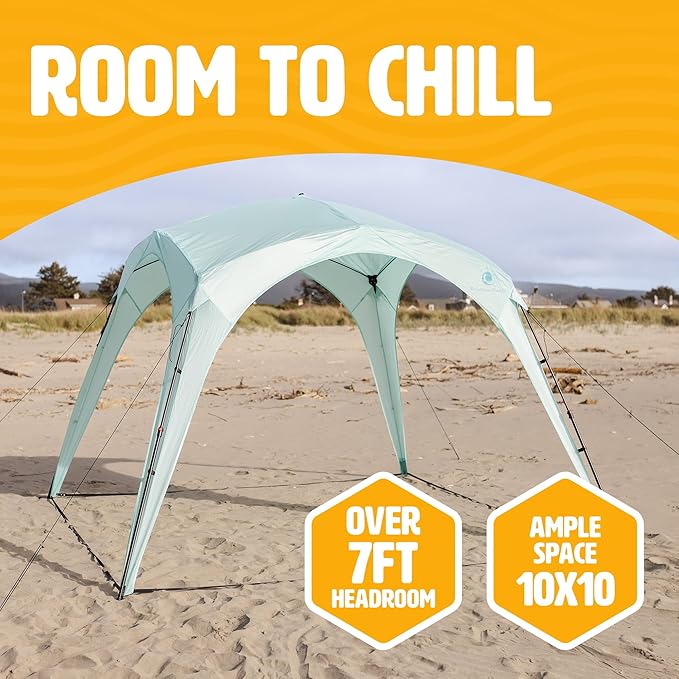 Pop Up Sun Canopy Shelter - Lightweight, Portable Outdoor Shelter with UPF 50+ Sun Protection &