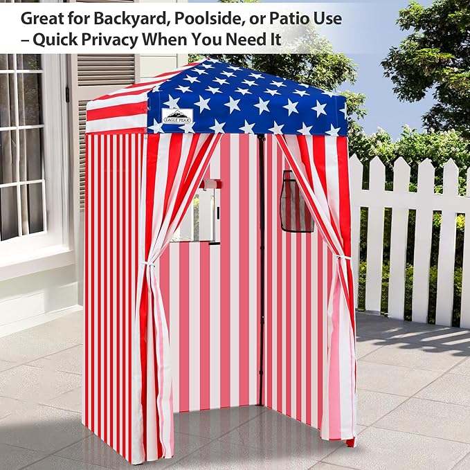 EAGLE PEAK Flex Ultra Compact 4x4 Pop-up Canopy, Sun Shelter, Changing Room, Portable Privacy