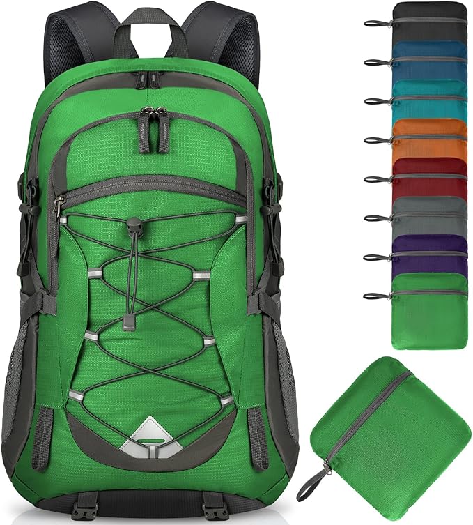 IGOLUMON Hiking Backpack 40L Packable Lightweight Camping Backpack Men Women Waterproof Hiking
