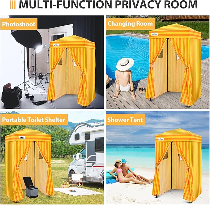 EAGLE PEAK Flex Ultra Compact 4x4 Pop-up Canopy, Sun Shelter, Changing Room, Portable Privacy