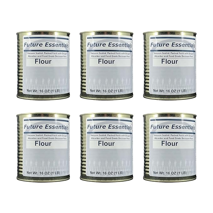 Future Essentials All Purpose White Flour | 100% Natural Whole Grain | Non GMO | Long Term Storage
