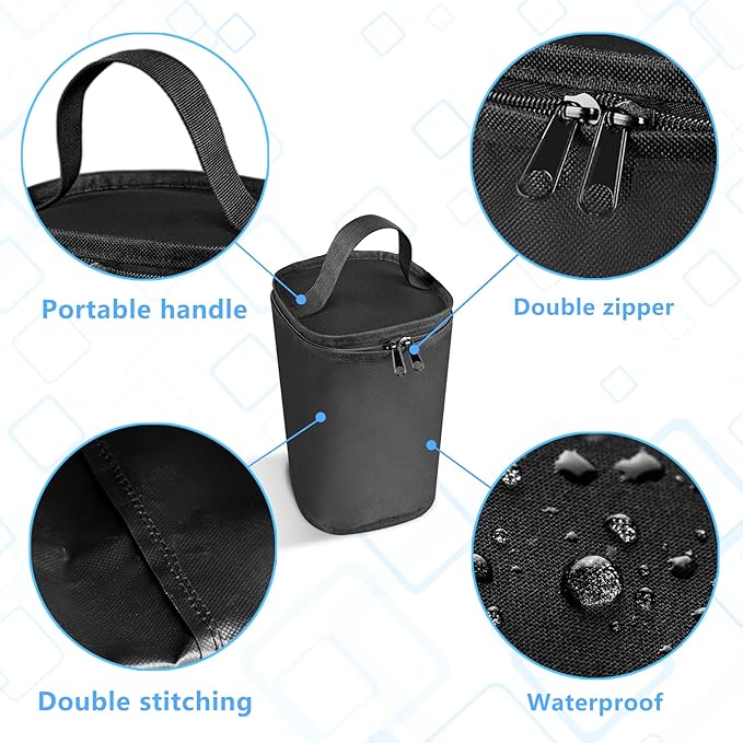 Mini Fuel Cylinder Storage Bag, Butane Fuel Canister Cover,Gas Tank Protective bag, Easy to Carry