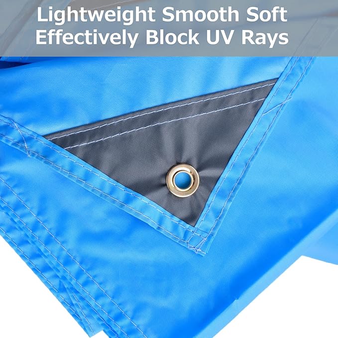Azarxis Waterproof Camping Tent Tarp Hammock Rain Fly Footprint Ground Cloth Shelter Sunshade Beach